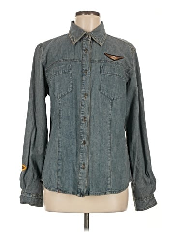 Harley Davidson Long Sleeve Button-Down Shirt (view 1)