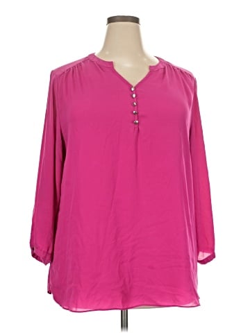 Ashley Stewart 3/4 Sleeve Blouse (view 1)
