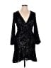 Eliza J Stars Black Cocktail Dress Size 14 - photo 1