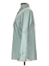 Columbia 100% Polyester Solid Teal Long Sleeve Blouse Size L - photo 5