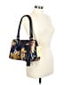 Patricia Nash 100% Leather Floral Graphic Blue Leather Shoulder Bag One size - photo 2