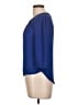 A'gaci 100% Polyester Blue 3/4 Sleeve Blouse Size L (estimated) - photo 5