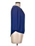 A'gaci 100% Polyester Blue 3/4 Sleeve Blouse Size L (estimated) - photo 4