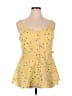 ModCloth 100% Cotton Yellow Sleeveless Blouse Size 1X - photo 1
