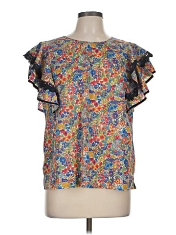 Liberty Art Fabrics for J.Crew Short Sleeve Blouse (view 1)