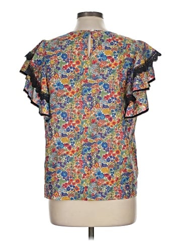 Liberty Art Fabrics for J.Crew Short Sleeve Blouse (view 2)