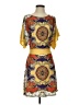 VERTIGO Print Yellow Cocktail Dress Size S - photo 1