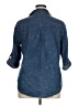 Dizzy Lizzy 100% Cotton Blue 3/4 Sleeve Button-Down Shirt Size XL - photo 2