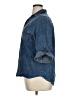Dizzy Lizzy 100% Cotton Blue 3/4 Sleeve Button-Down Shirt Size XL - photo 5
