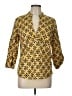 Talbots Yellow 3/4 Sleeve Blouse Size L - photo 1