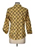 Talbots Yellow 3/4 Sleeve Blouse Size L - photo 2