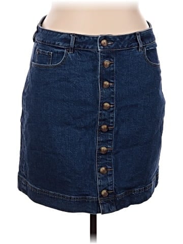 Ann Taylor LOFT Outlet Denim Skirt (view 1)