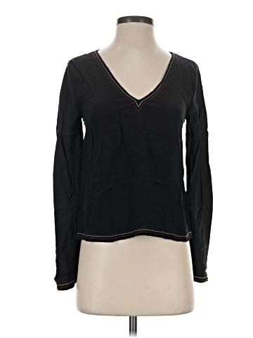 Madewell Silk Stitched Tie-Back Top (view 1)