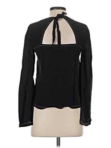 Madewell Silk Stitched Tie-Back Top (view 2)