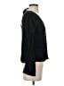 Madewell Black Silk Stitched Tie-Back Top Size XXS - photo 4