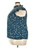 Unbranded 100% Polyester Blue Sleeveless Blouse Size 3X - photo 5