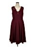 Soprano Burgundy Cocktail Dress Size XL - photo 1