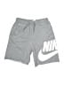 Nike 100% Cotton Graphic Gray Athletic Shorts Size M (kids) - photo 1
