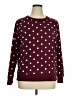 Old Navy Polka Dots Burgundy Pullover Sweater Size XL - photo 1