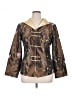 Assorted Brands Brown 3/4 Sleeve Blouse Size 16 (estimated) - photo 1