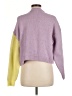 Zara Color Block Purple Pullover Sweater Size M - photo 2