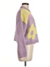 Zara Color Block Purple Pullover Sweater Size M - photo 4