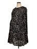 Seraphine 100% Viscose Animal Print Black Casual Dress Size 14 - photo 1