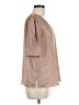 DKNY 100% Polyester Tan Short Sleeve Blouse Size M - photo 4