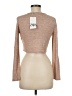 Zara Tan Long Sleeve Top Size M - photo 2