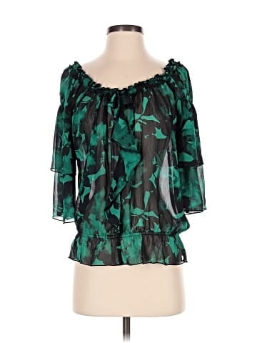 Apostrophe 3/4 Sleeve Blouse (view 1)