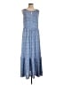 Chico's Blue Casual Dress Size Lg (2) - photo 1