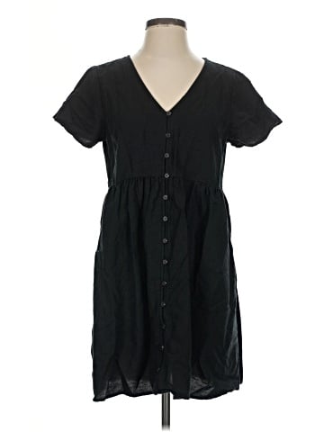 Madewell Linen-Blend Alexandra Button-Front Mini Dress (view 1)