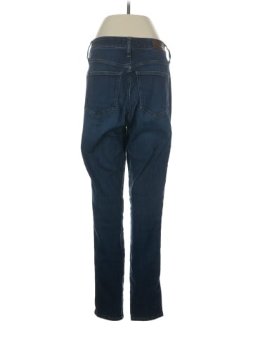 Madewell Tall Curvy High-Rise Skinny Jeans in Woodland Wash: TENCEL&trade; Denim Edition (view 2)