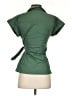 Zara Green Short Sleeve Blouse Size XS - photo 2