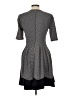 Gabby Skye Houndstooth Gray Casual Dress Size 10 - photo 2