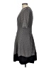 Gabby Skye Houndstooth Gray Casual Dress Size 10 - photo 5