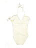 Michael Kors Solid Ivory White One Piece Swimsuit Size 6 - photo 2