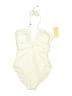 Michael Kors Solid Ivory White One Piece Swimsuit Size 6 - photo 1