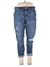 Gap Solid Blue Jeans Size 18 - photo 1