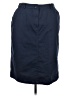 L.L.Bean 100% Cotton Solid Blue Casual Skirt Size 14 (petite) - photo 1