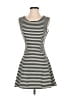 Free People Stripes Black Casual Dress Size XS - photo 1