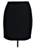 Alia 100% Polyester Solid Black Casual Skirt Size 14 - photo 1