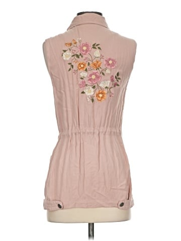 Ashley by 26 International Sleeveless Button-Down Shirt (view 2)