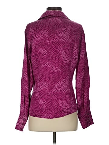Escada Long Sleeve Silk Top (view 2)