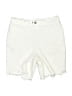 Express Solid Ivory Shorts Size 8 - photo 1
