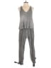 Amadi Metallic Gray Jumpsuit Size S - photo 1