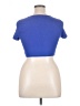 Shein Blue Short Sleeve Top Size XL - photo 2