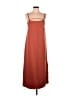 Topshop 100% Polyester Brown Casual Dress Size 10 - photo 1