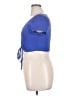 Shein Blue Short Sleeve Top Size XL - photo 5