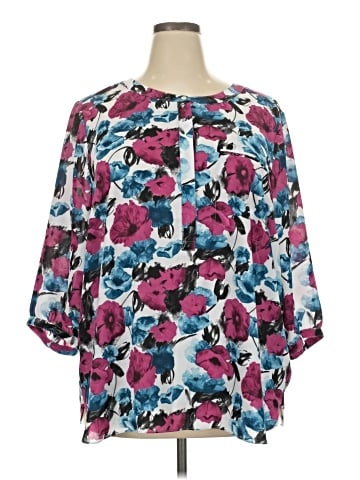Not Your Daughter's Jeans 3/4 Sleeve Blouse (view 1)